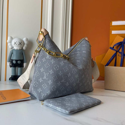 Modern Luxury Gold Woven Hobo Bag