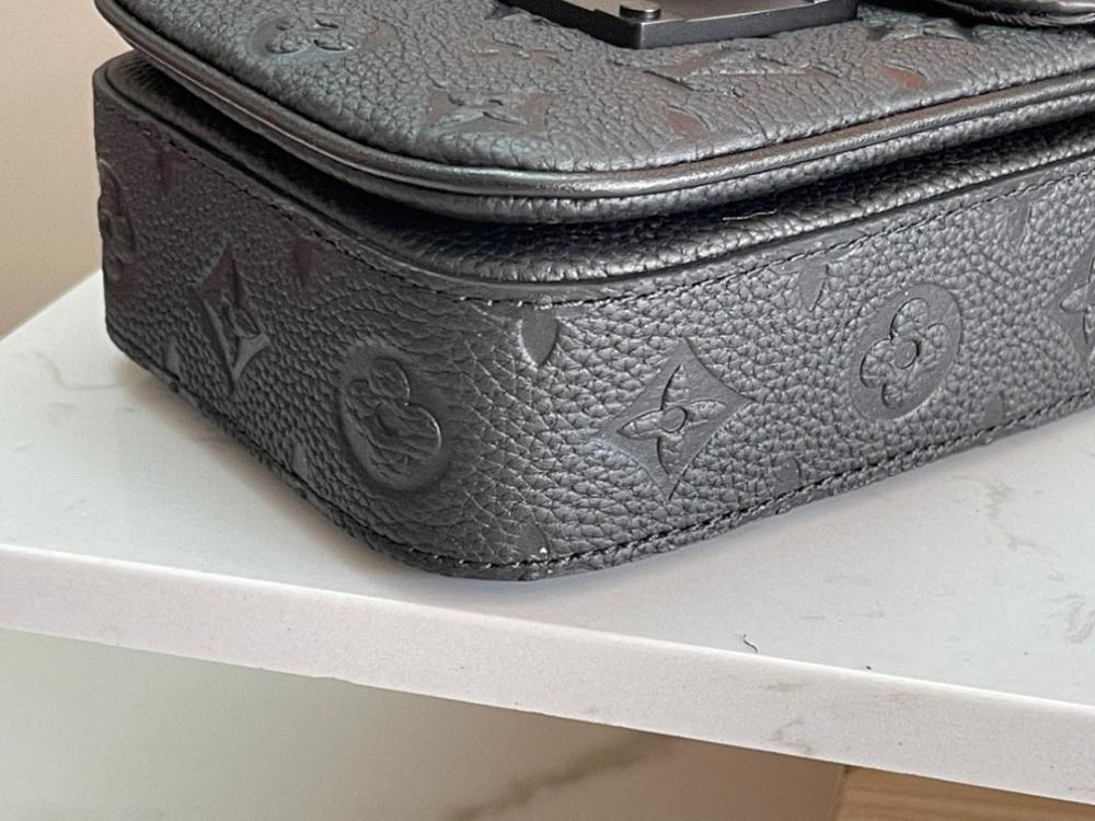 Stylish Refined Monogram Leather Crossbody Bag