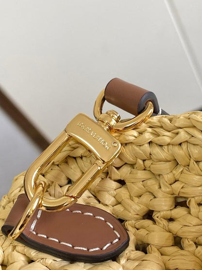 Stylish Premium Woven Raffia Shoulder Bag