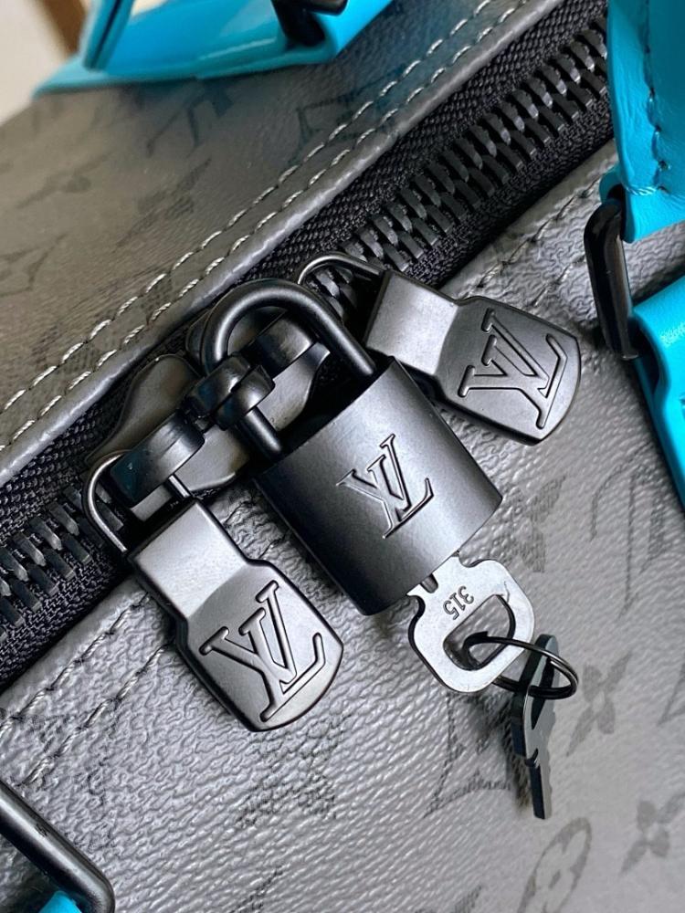 Modern Elegant Blue Canvas Bag