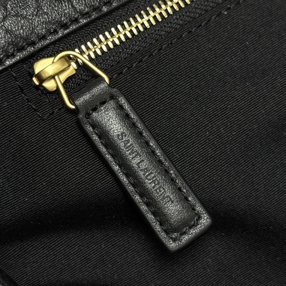 Quilted Leather Top Handle Bag