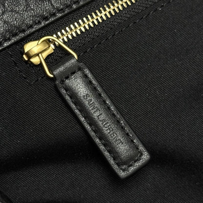 Quilted Leather Top Handle Bag
