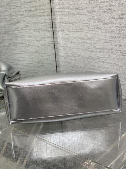 Practical Leather Top Handle Bag