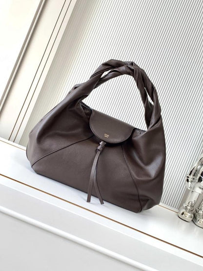 Leather Top Handle Bag