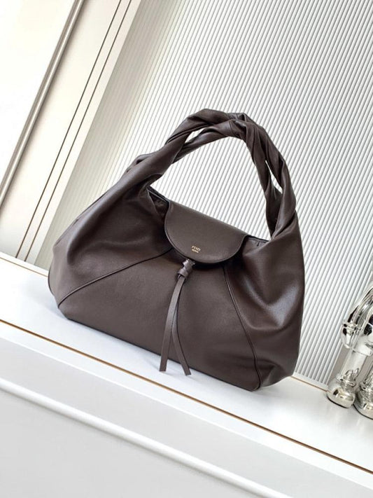 Leather Top Handle Bag