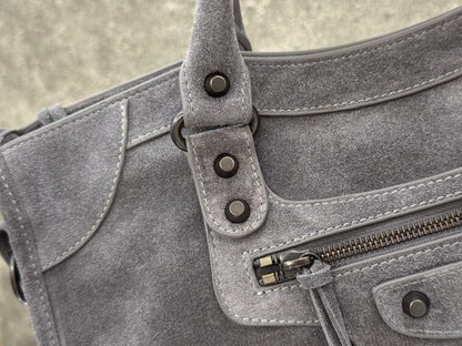 Leather Top Handle Bag
