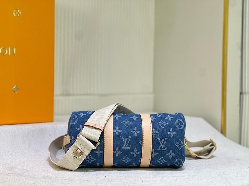 Italian-Inspired Stylish Denim Top Handle Bag