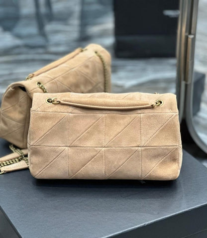 Stylish Gold Leather Shoulder Bag – Limited Edition