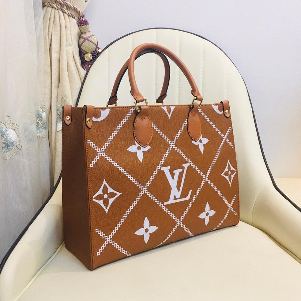 Italian-Inspired Stylish Printed Leather Tote Bag