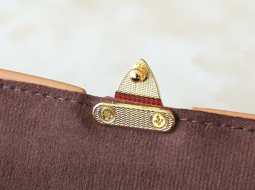 Modern Luxury Monogram Leather Shoulder Bag