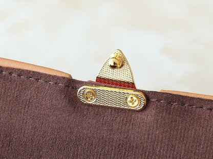 Modern Luxury Monogram Leather Shoulder Bag