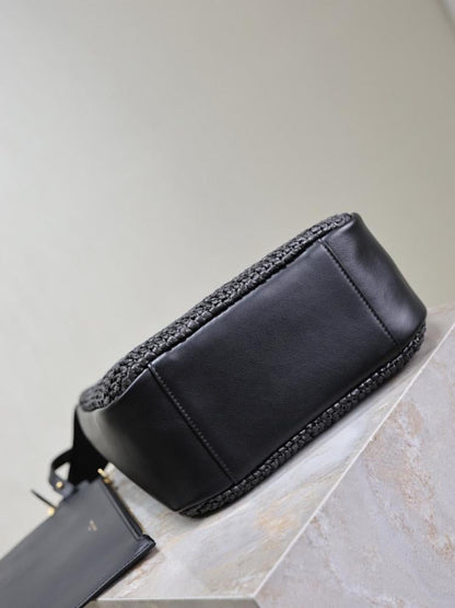 Classic Woven Raffia Top Handle Bag – Special Edition