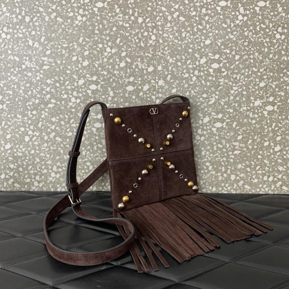 Alma Studded Leather Crossbody Bag