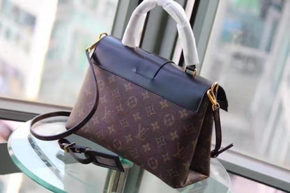 Leather Top Handle Bag