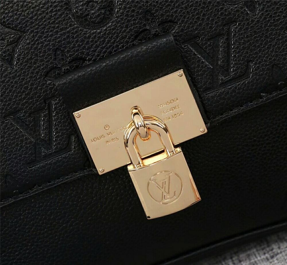 Modern Stylish Pink Monogram Leather Shoulder Bag