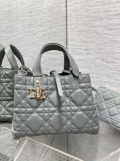 Calfskin Top Handle Bag