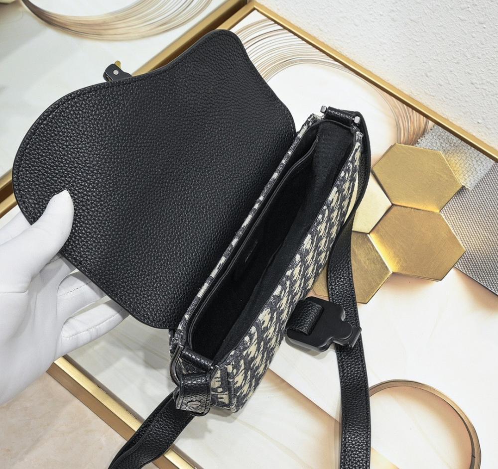 Stylish Premium Black Calfskin Shoulder Bag