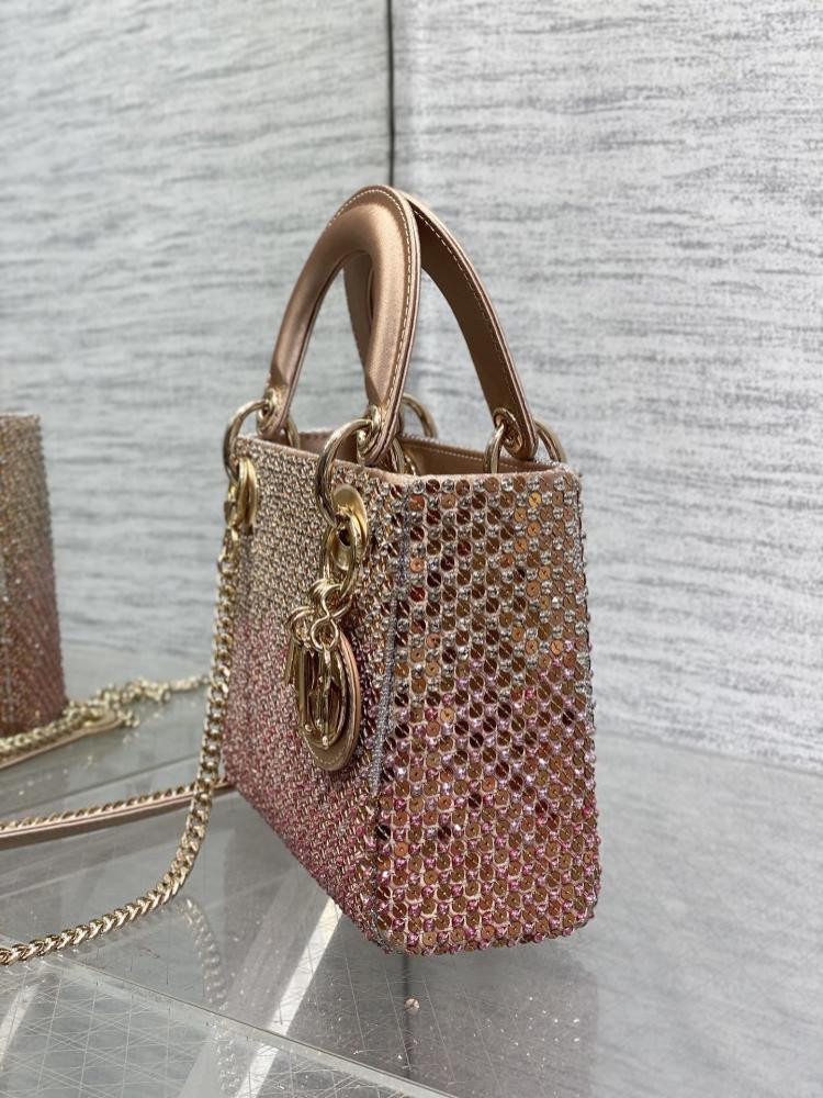 Embroidered Top Handle Bag