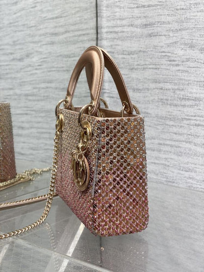 Embroidered Top Handle Bag