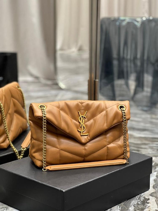 Stylish Quilted Lambskin Shoulder Bag – Limited Edition