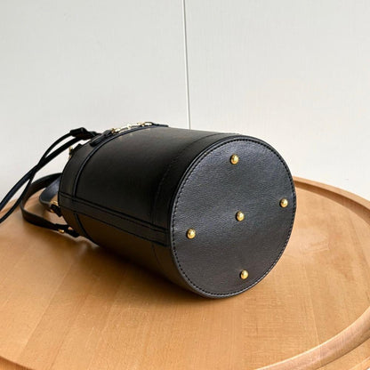 Horsebit 1955 Brown Leather Bucket Bag