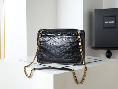 Calfskin Top Handle Bag