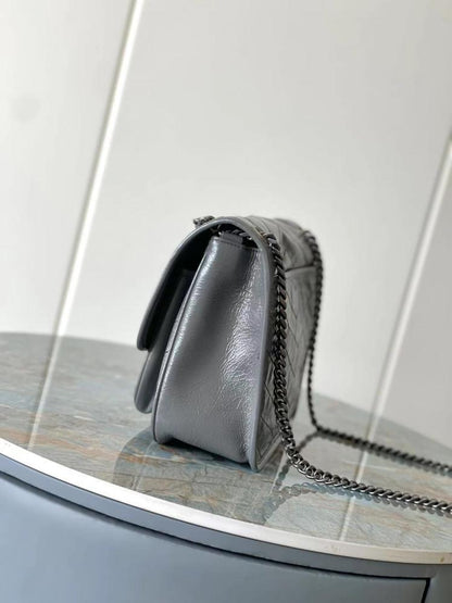 Leather Top Handle Bag