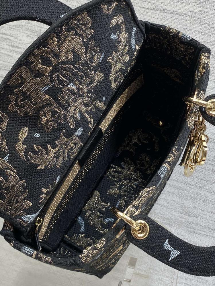 Classic Embroidered Top Handle Bag