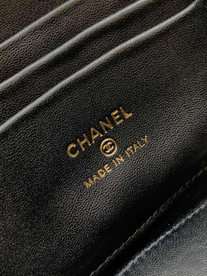 Alma Gold Satin Wallet