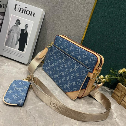 Stylish Refined Denim Shoulder Bag