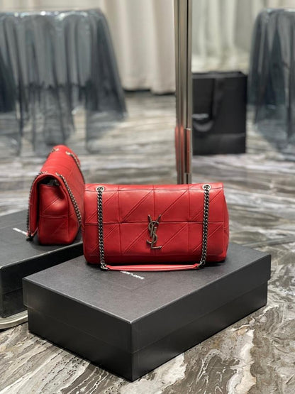 Luxury Patchwork Lambskin Shoulder Bag – Limited Edition