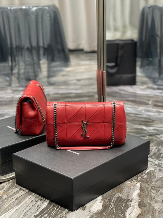 Luxury Patchwork Lambskin Shoulder Bag – Limited Edition