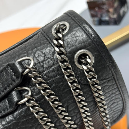 Classic Leather Top Handle Bag