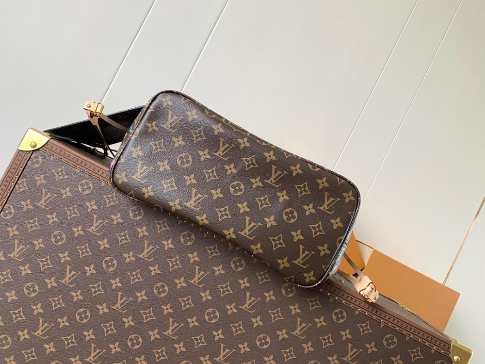 Neverfull Monogram Calfskin Crossbody Bag