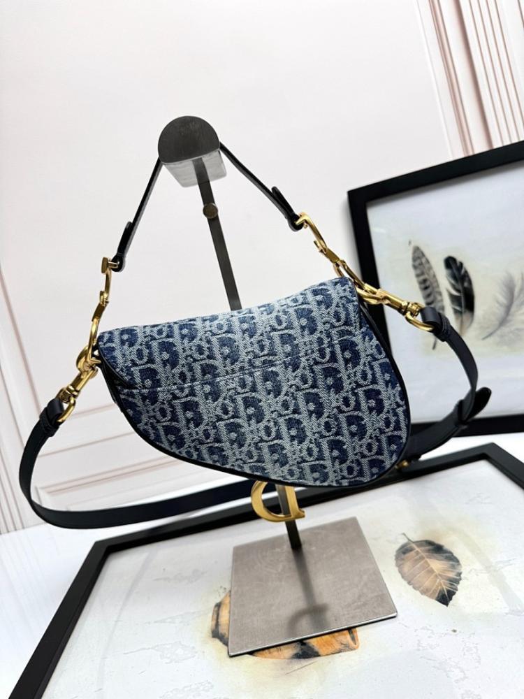 Modern Stylish Blue Embroidered Shoulder Bag