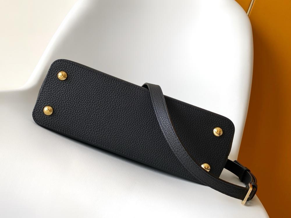Leather Top Handle Bag