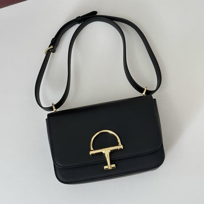 Luxury Leather Top Handle Bag
