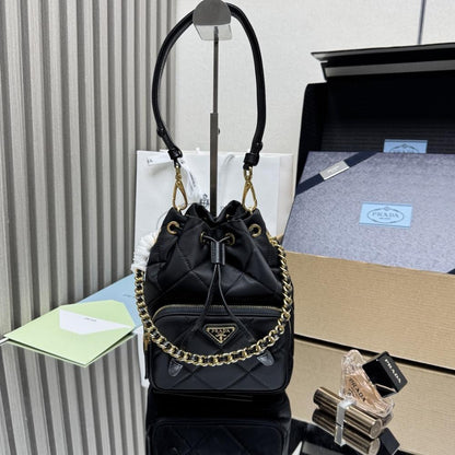 Quilted Bucket Bag