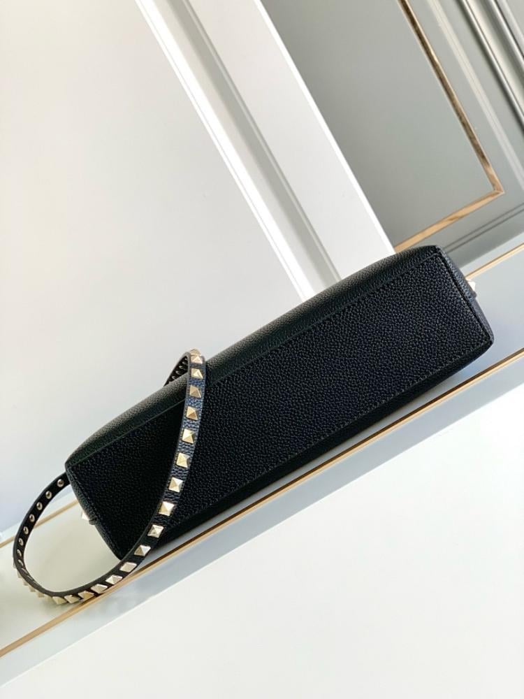 Classic Refined Embroidered Calfskin Shoulder Bag
