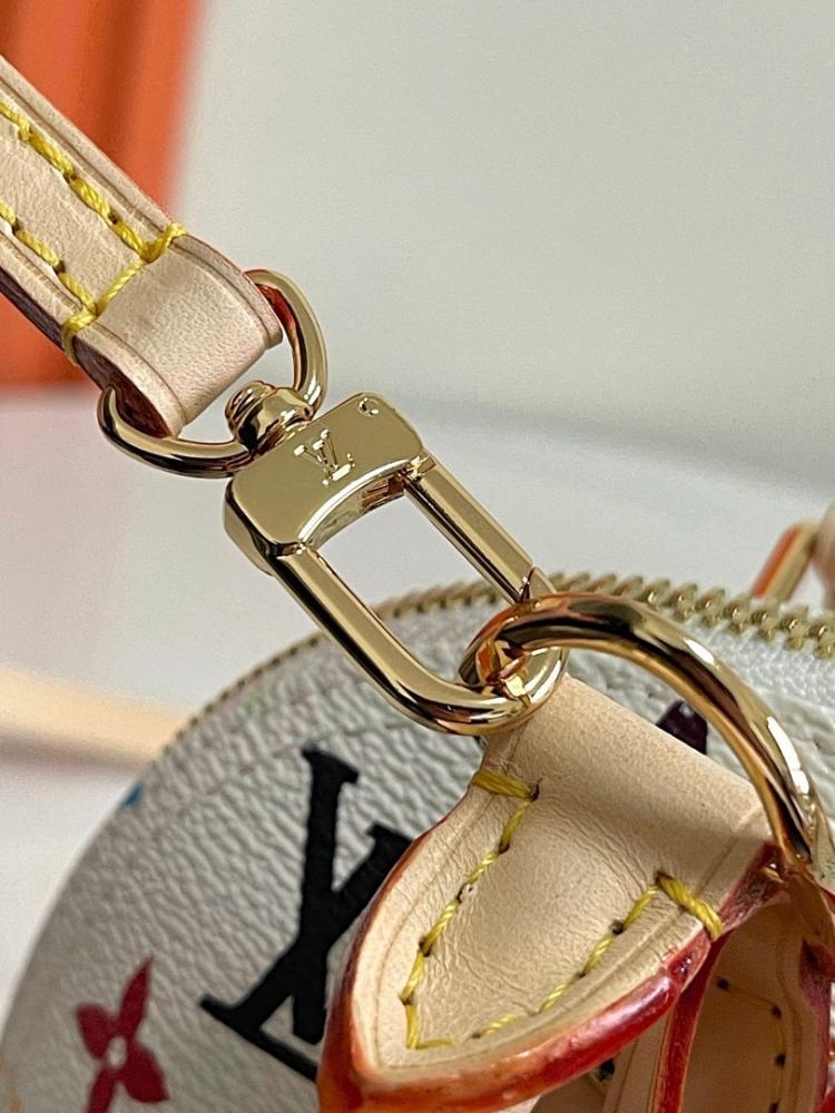 Alma Monogram Calfskin Shoulder Bag