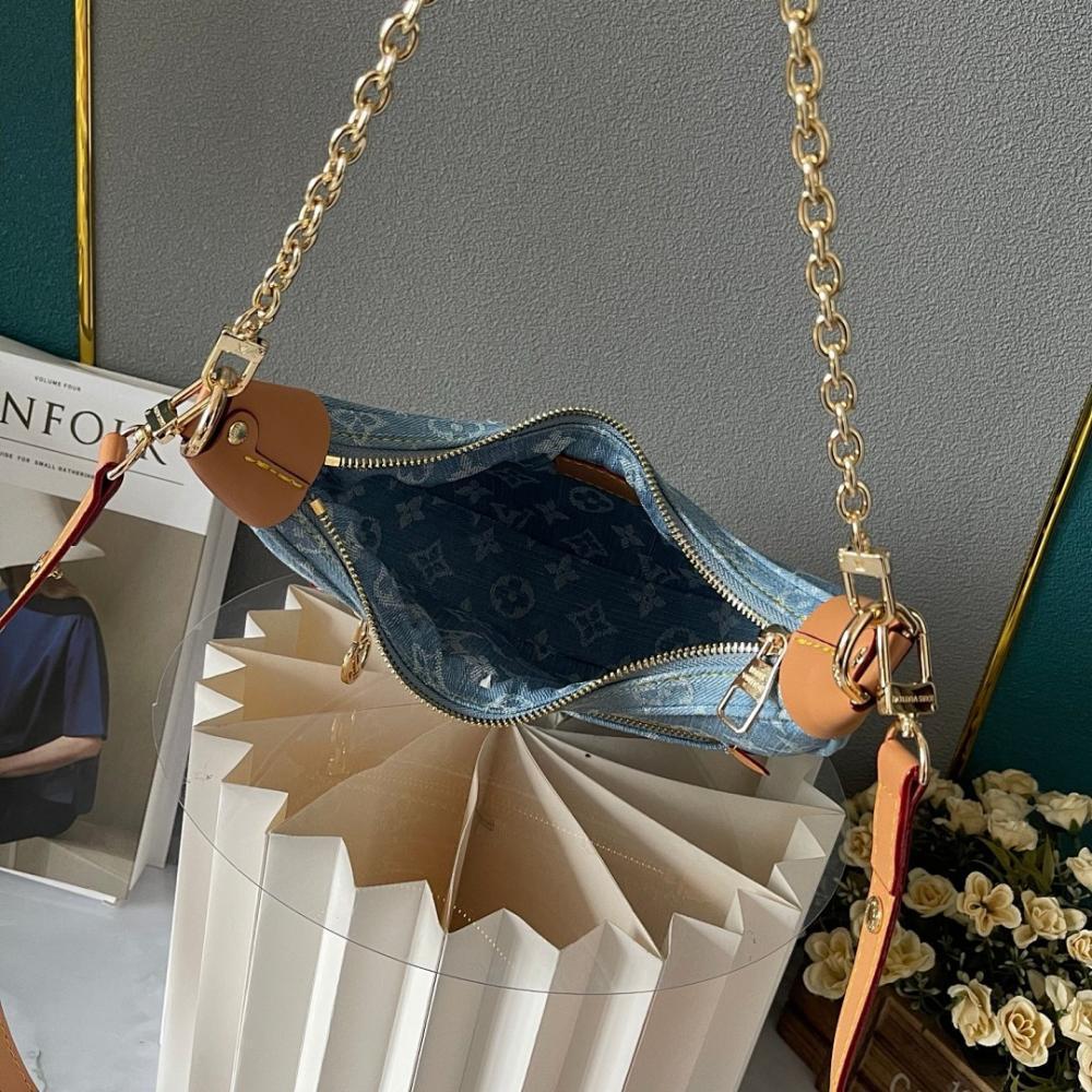 Luxury Elegant Embroidered Leather Shoulder Bag