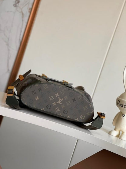 Stylish Monogram Leather Shoulder Bag – Special Edition