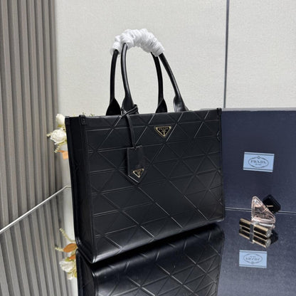 Calfskin Top Handle Bag