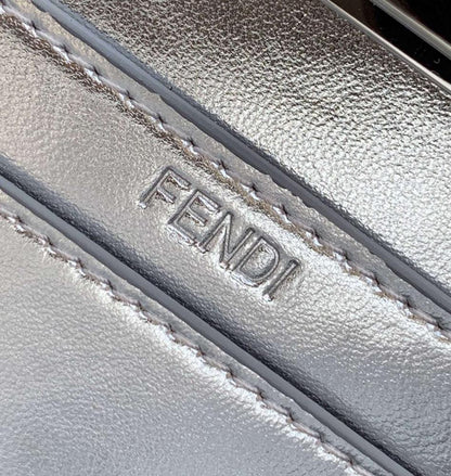 Classic Silver Top Handle Bag