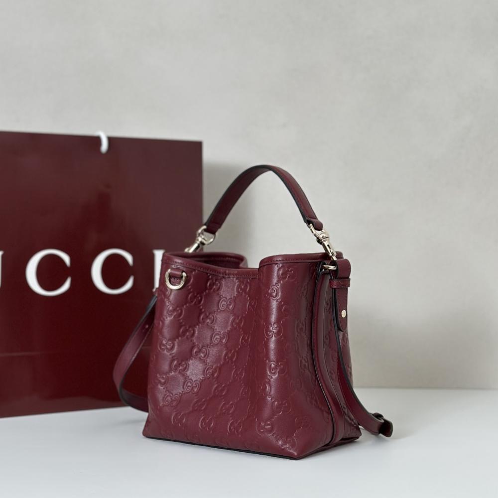 Leather Top Handle Bag