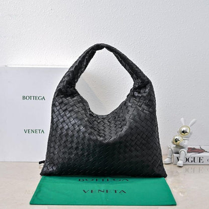 Woven Leather Top Handle Bag