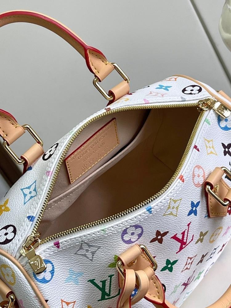 Speedy Bandouliere Monogram Calfskin Travel Bag