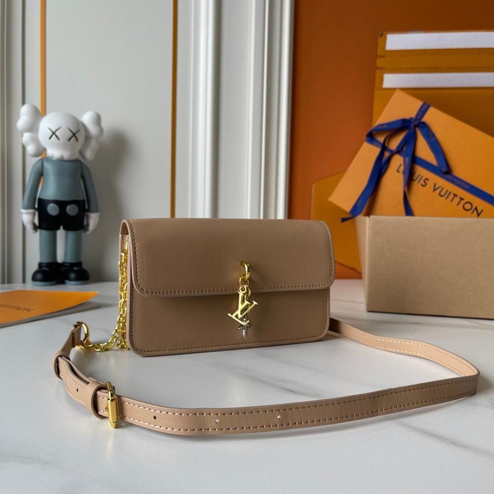 Modern Luxury Monogram Leather Shoulder Bag