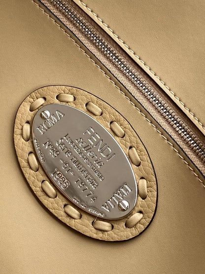 Classic Leather Top Handle Bag