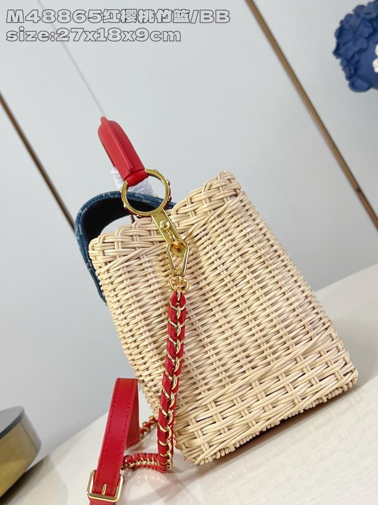 Woven Top Handle Bag